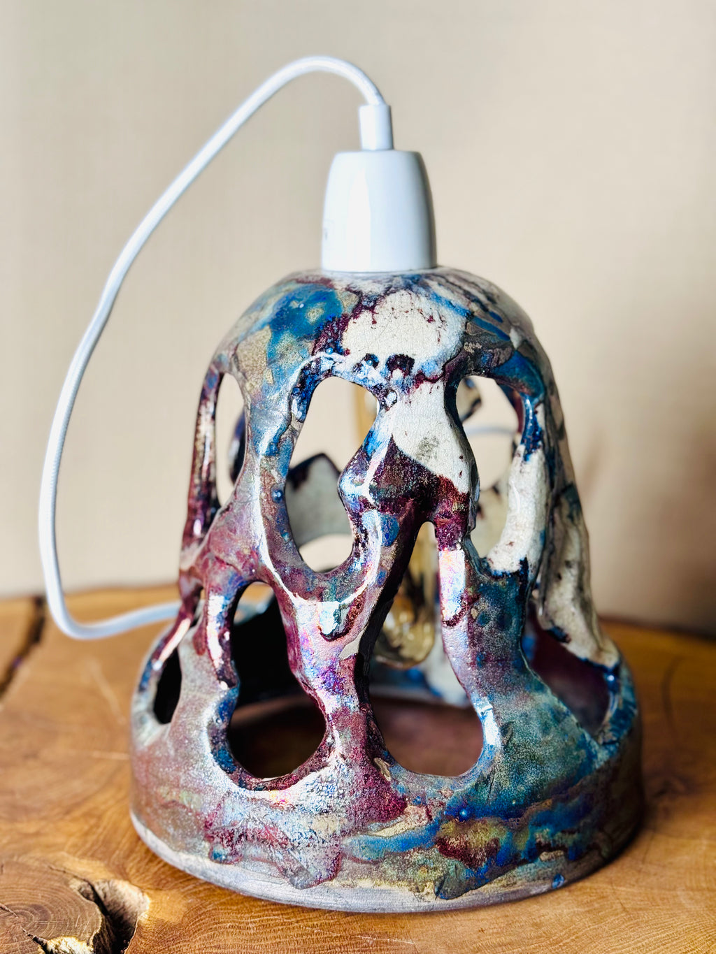 Lampa ażurowa wisząca