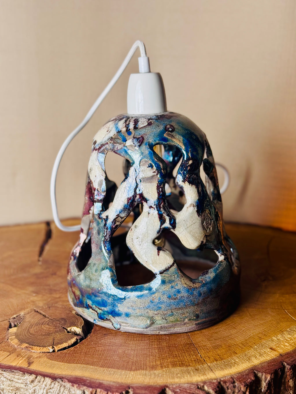 Lampa ażurowa wisząca