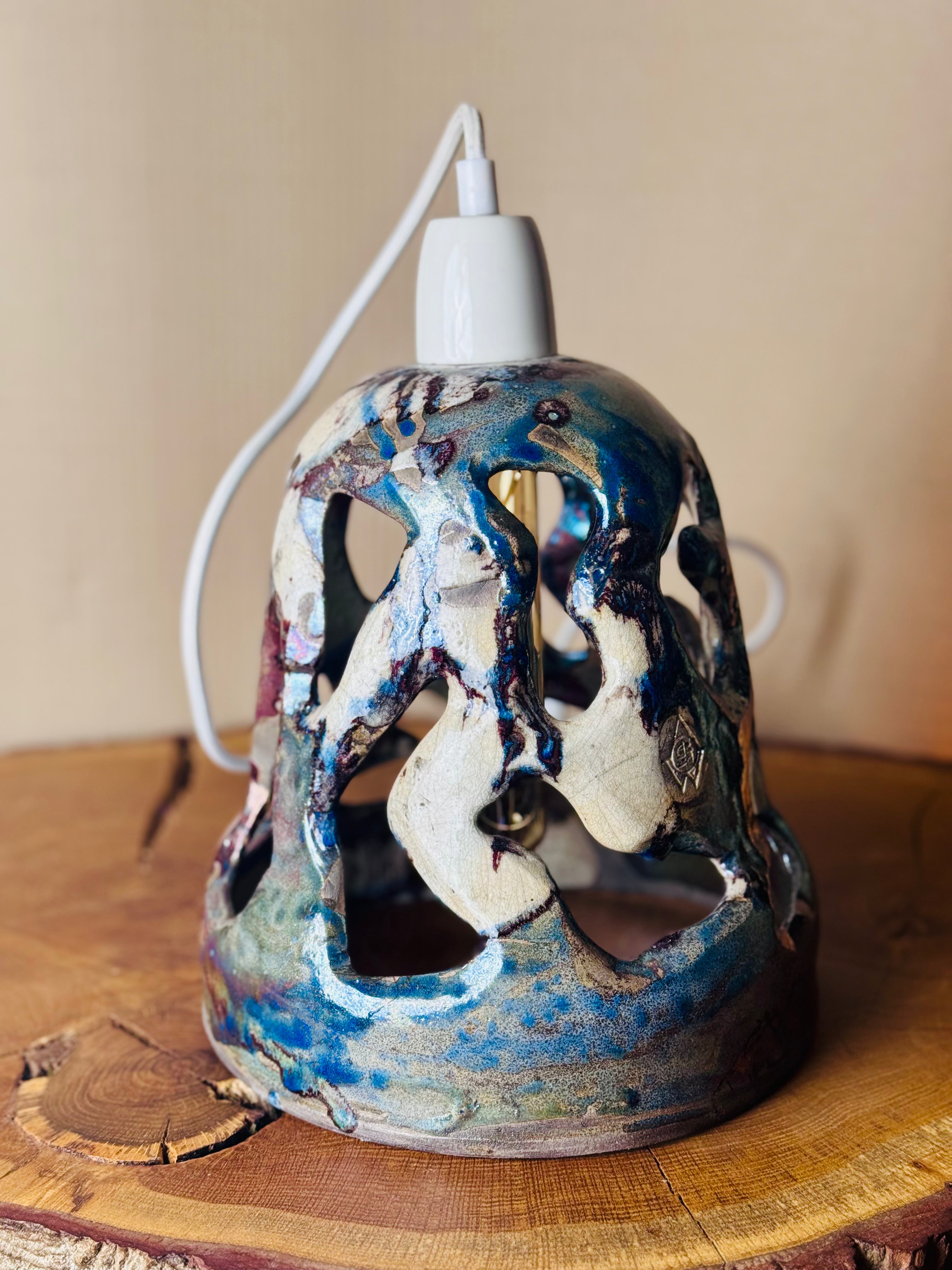 Lampa ażurowa wisząca