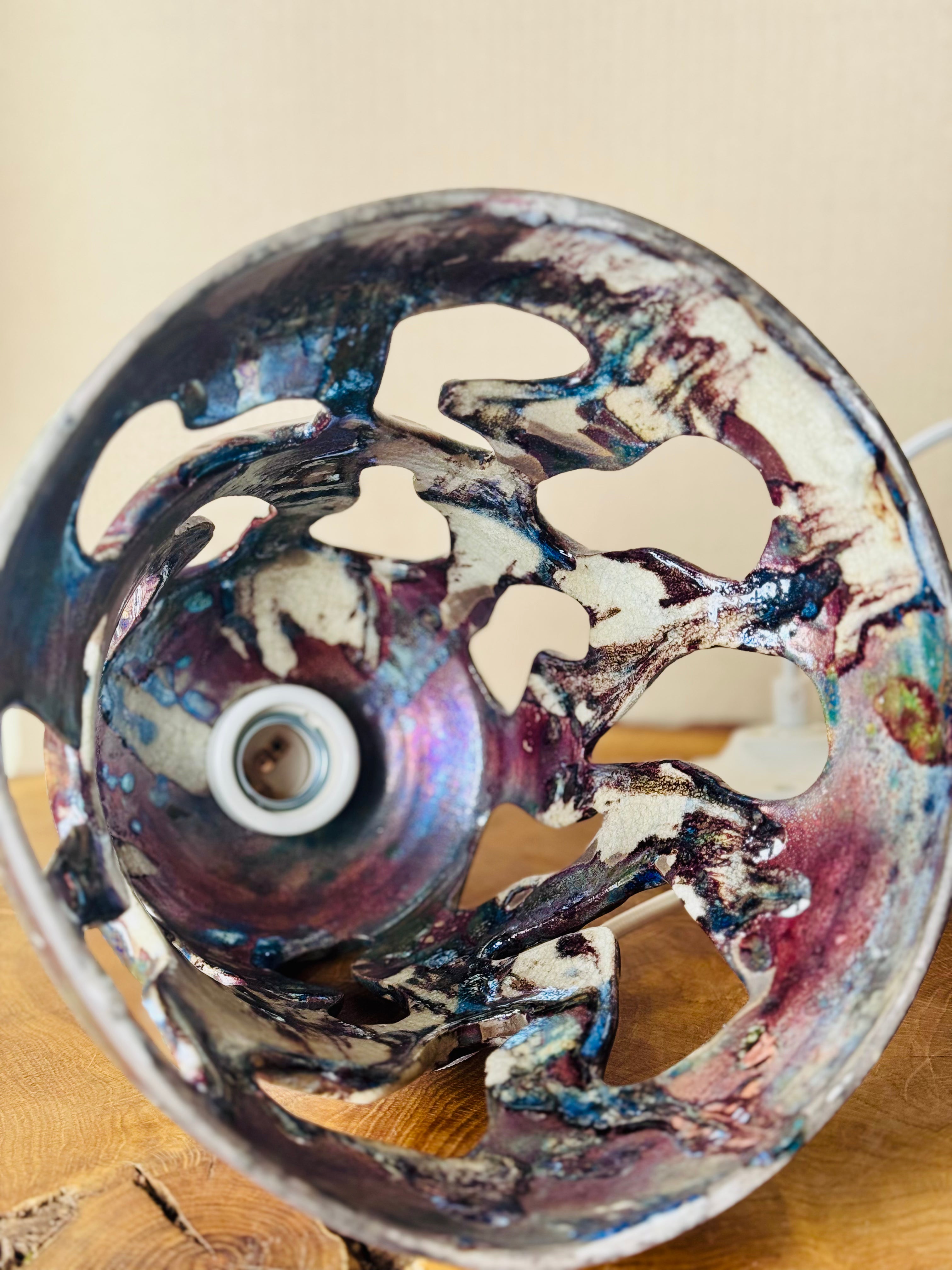 Lampa ażurowa wisząca